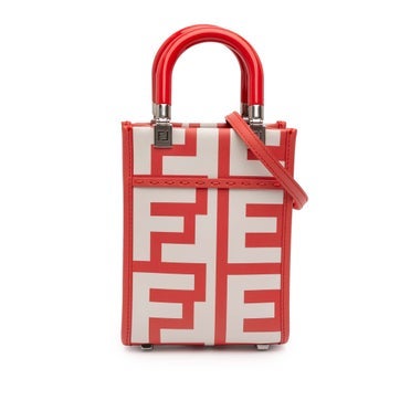 x Marc Jacobs Mini Calfskin Leather Sunshine Shopper Tote
