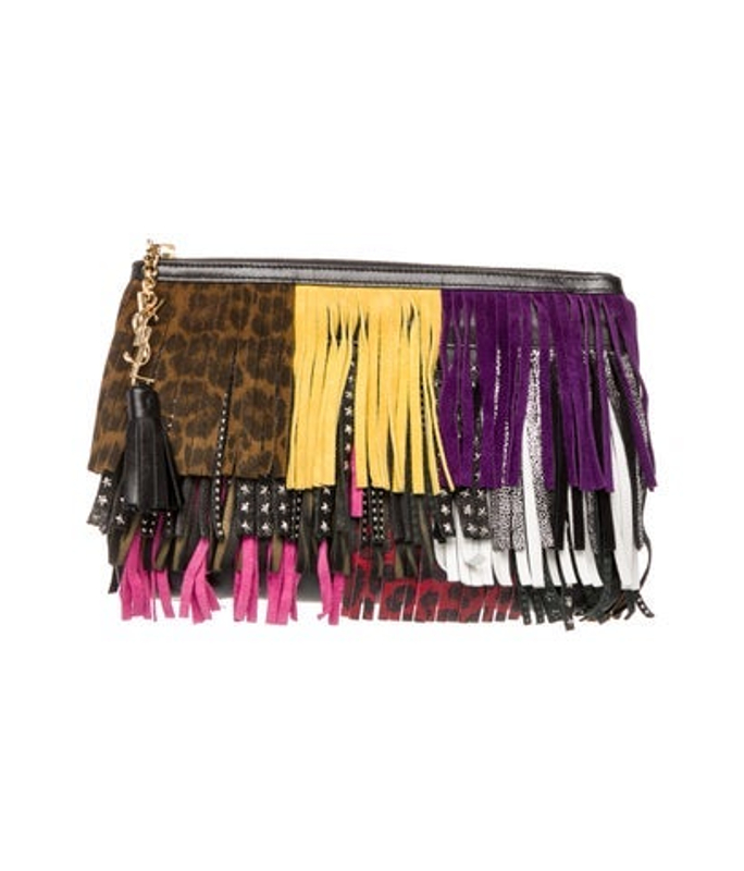 Saint Laurent Laurent Leather Clutch