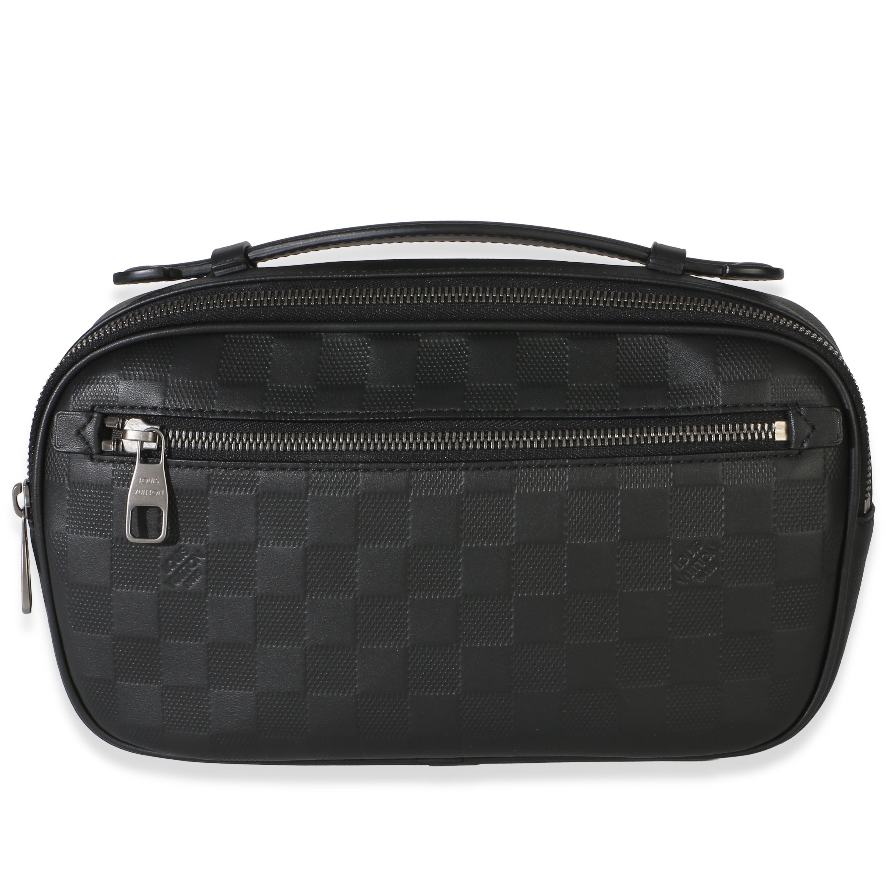 Black Damier Infini Ambler Belt Bag