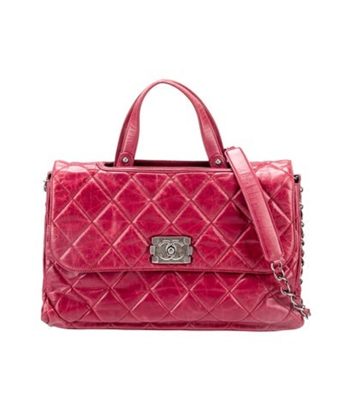 Chanel Quilted Boy Satchel Bag