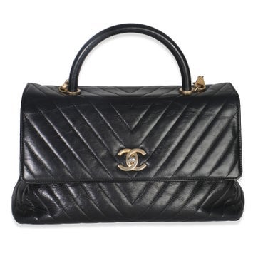 Chanel Interlocking CC Coco Top Handle Large