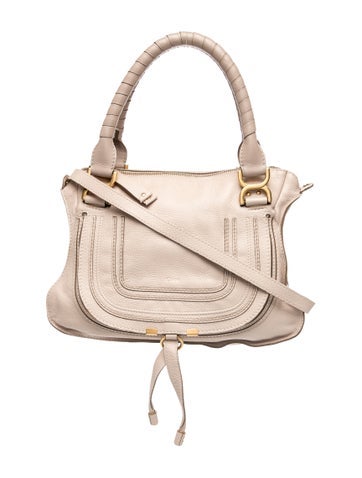 Leather Top Handle Bag Medium