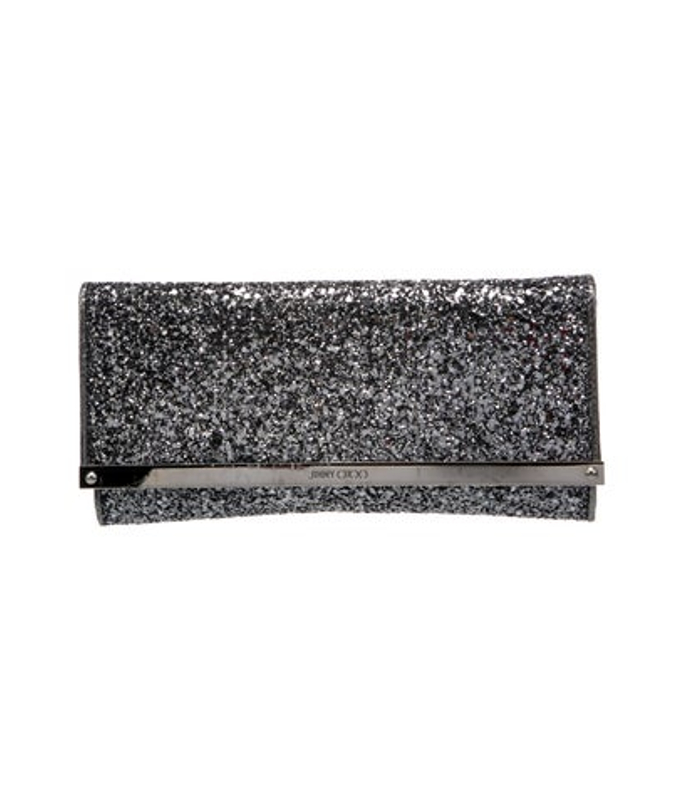 Jimmy Choo Choo Glitter Clutch