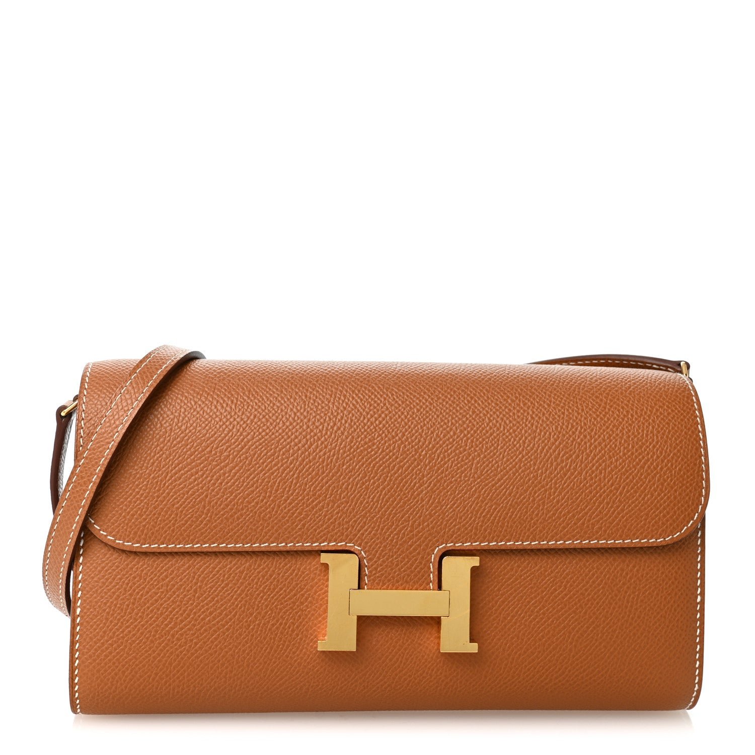 Hermes Epsom Constance Long Wallet To Go Gold