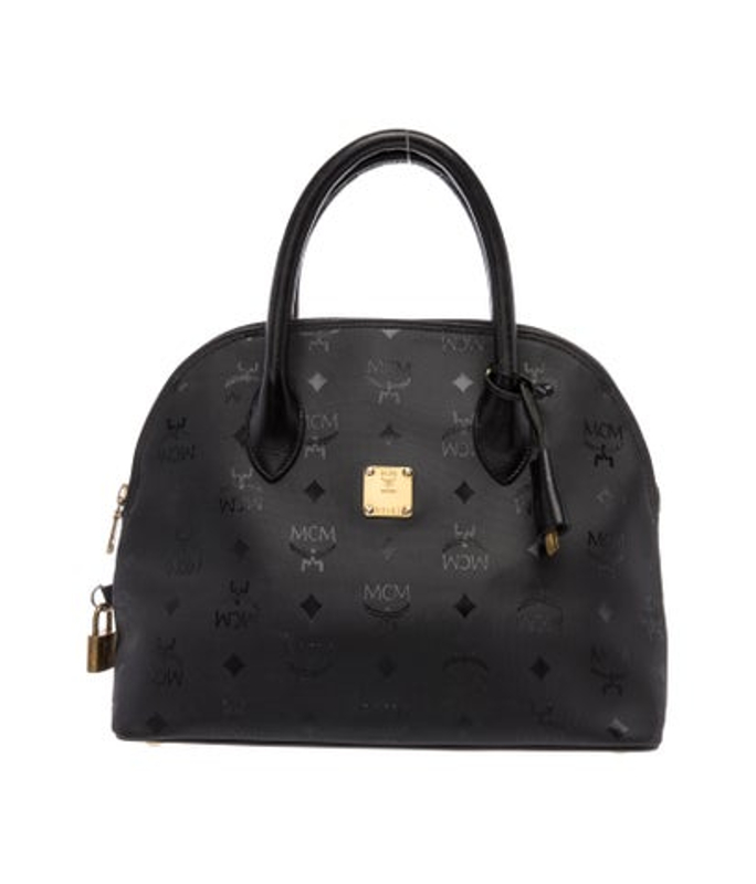 MCM Nylon Top Handle Bag