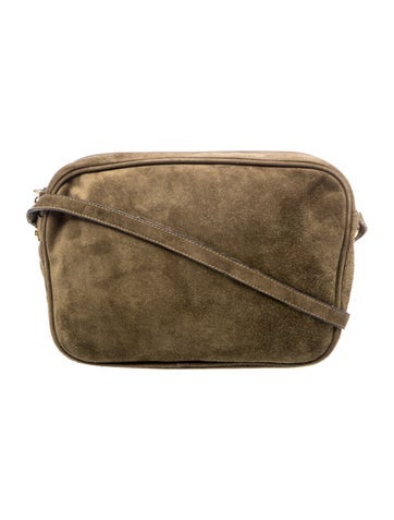 Ferragamo Suede Shoulder Bag