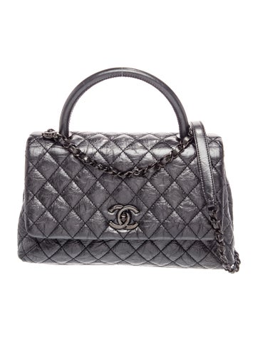 Small So Black Coco Handle Flap Bag