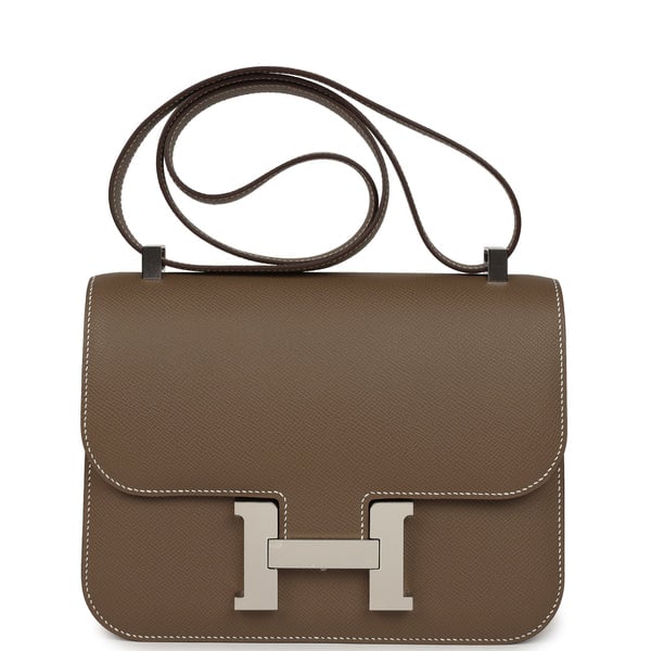 Hermes Constance 1-24 Etoupe Epsom Palladium Hardware