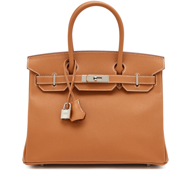 Hermes Gold Epsom Birkin 30 Palladium Hardware, 2024