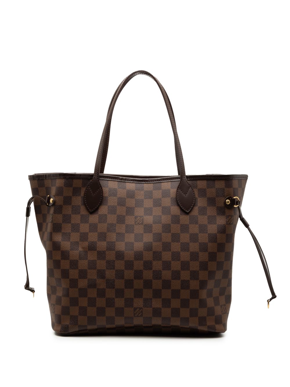 2010 Damier Ebene Neverfull MM tote bag