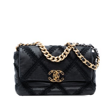 Calf Leather Medium Crochet Calfskin 19 Flap