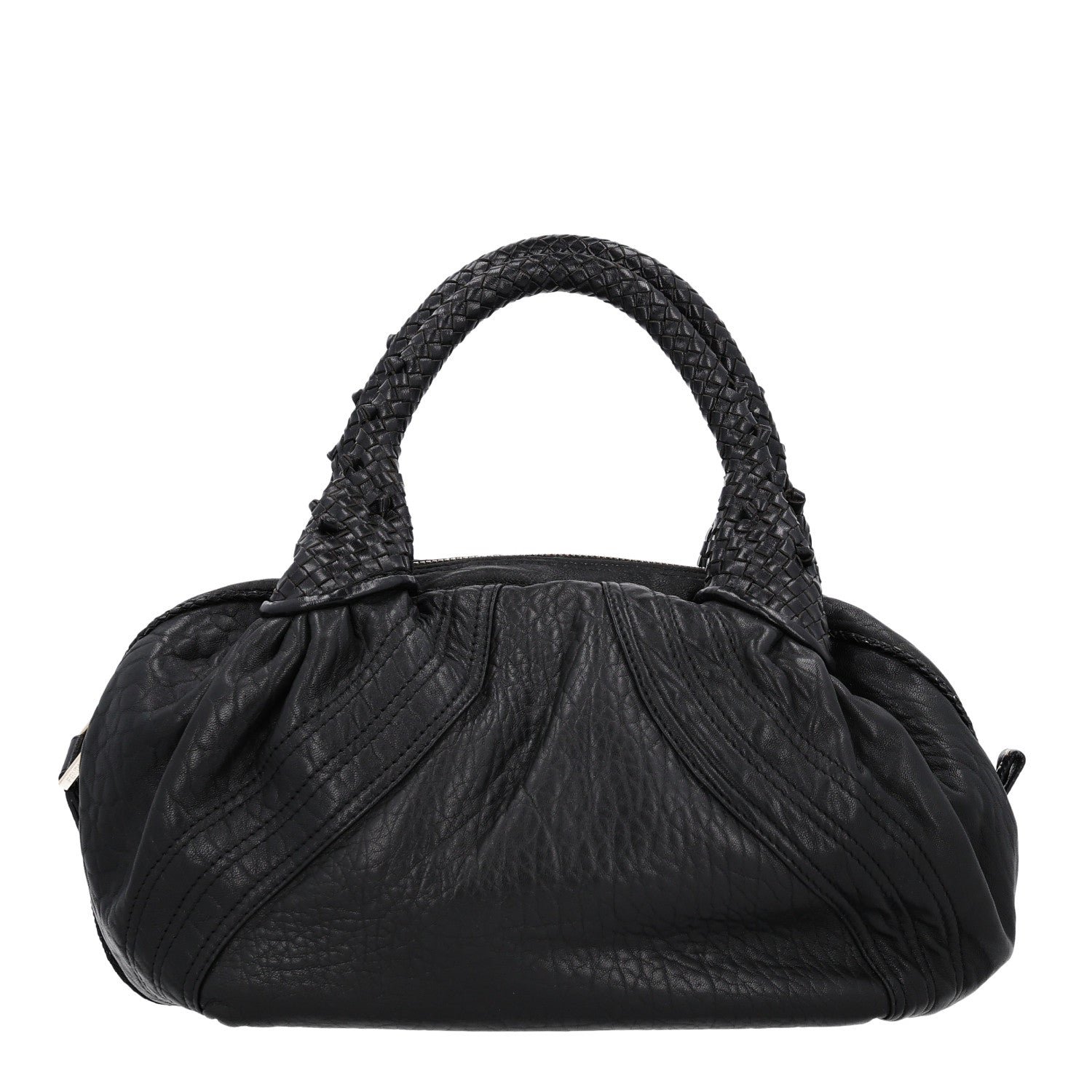 Fendi Nappa Nuvolata Tortuga Spy Bowler Black