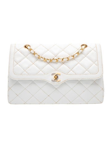 CC Double Flap Paris Shoulder Bag