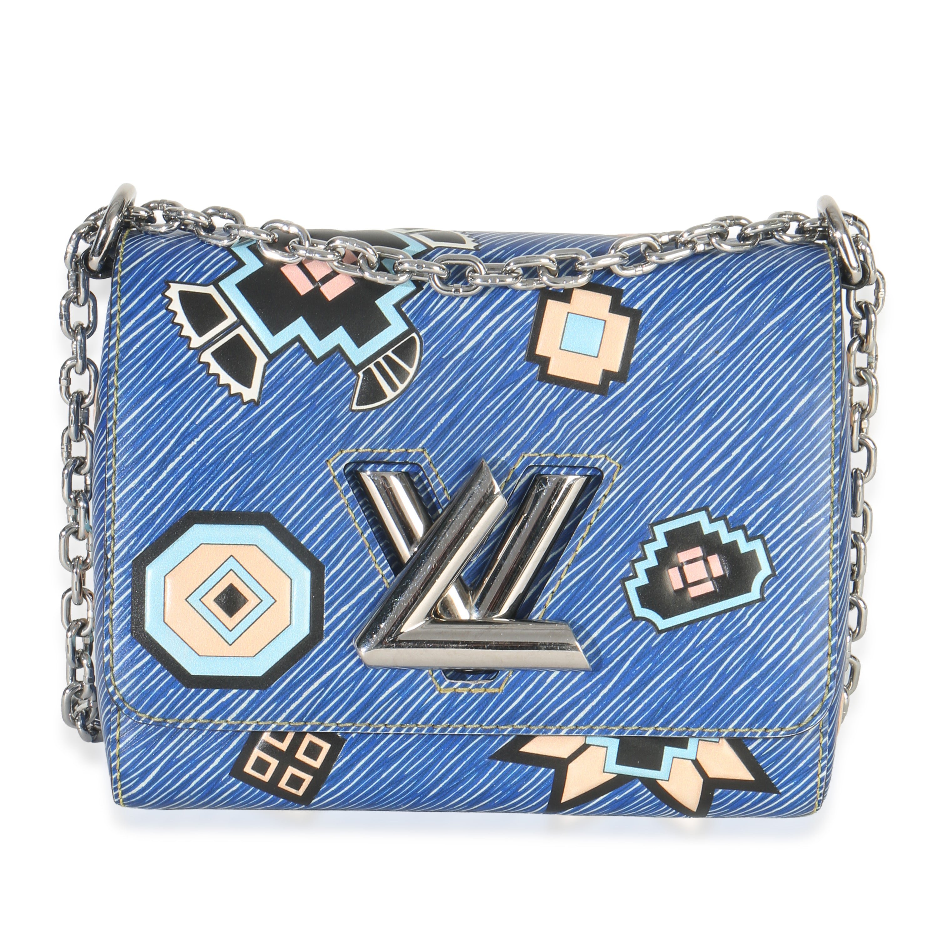 Blue Denim Aztec Epi Twist PM