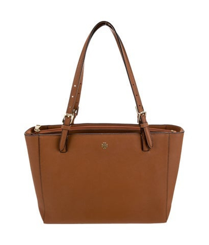 Tory Burch Burch Saffiano Leather Tote