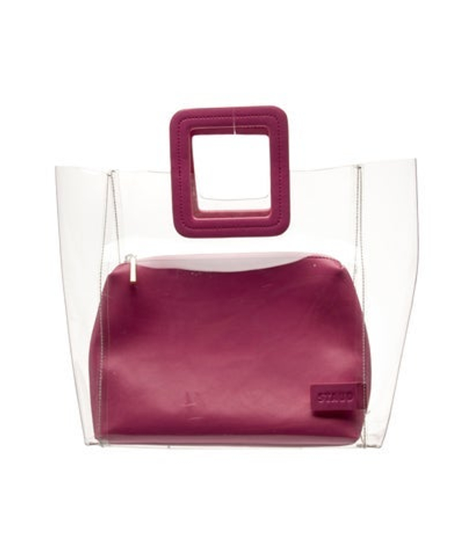 Staud Leather Top Handle Bag