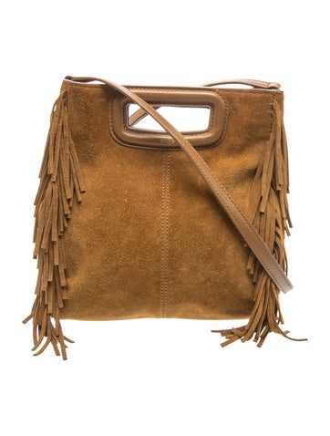 Maje Suede Crossbody Bag