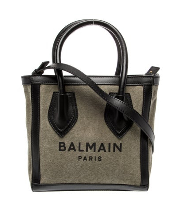 Balmain Canvas B Army Shopper Tote