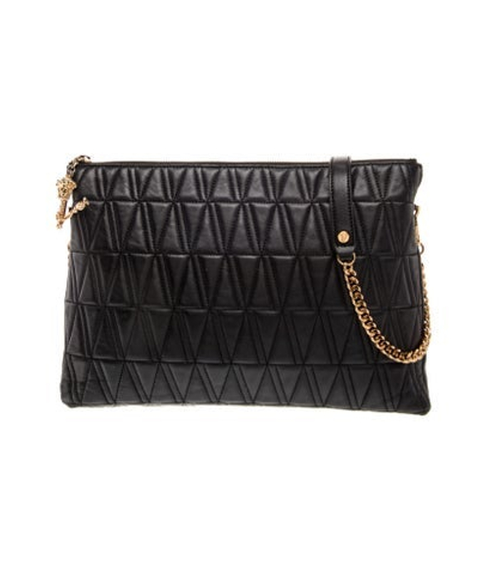 Versace Quilted Shoulder Bag