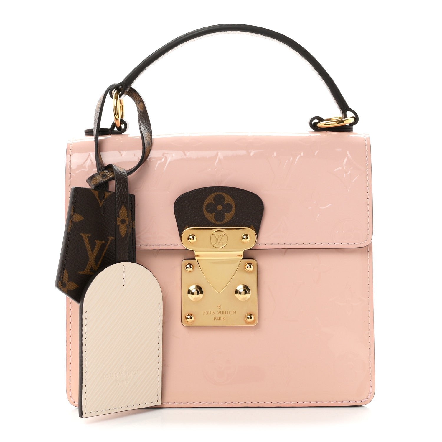 Louis Vuitton Vernis Epi Monogram Spring Street Rose Ballerine