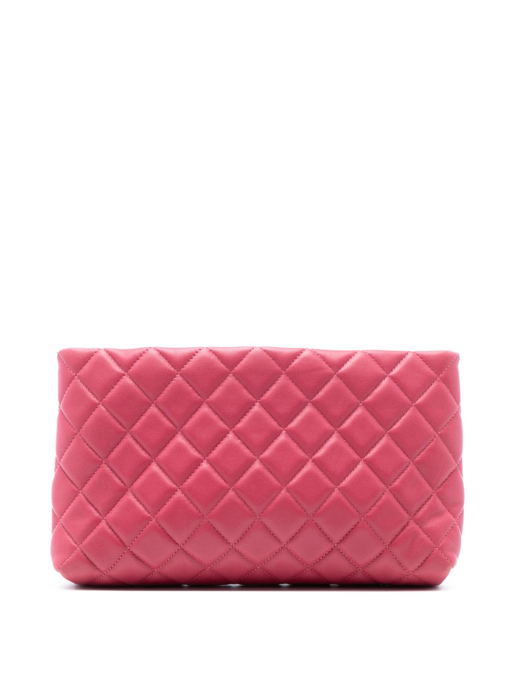 2012 Quilted Lambskin Kiss Lock clutch bag