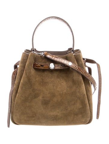 Suede Top Handle Bag w/ Tags