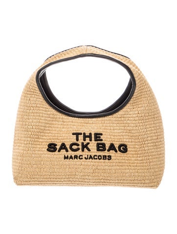 Raffia Top Handle Bag