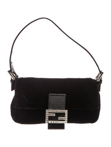 Fendi Velvet Baguette