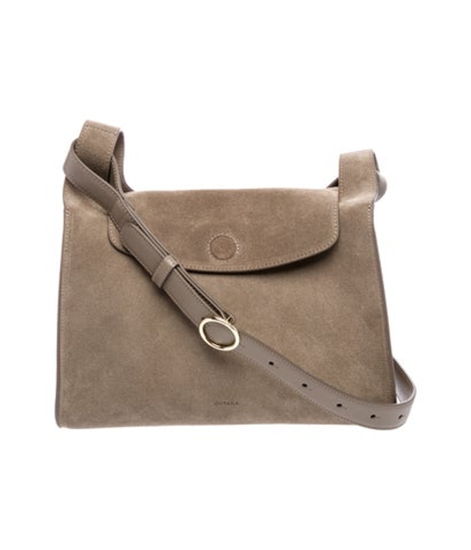 Cuyana Suede Double Loop Bag