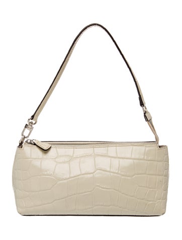 Embossed Leather Shoulder Bag