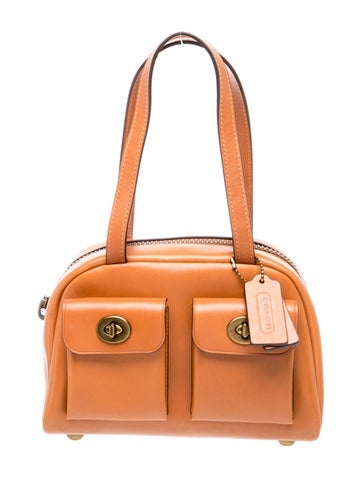 Leather Top Handle Bag w/ Tags