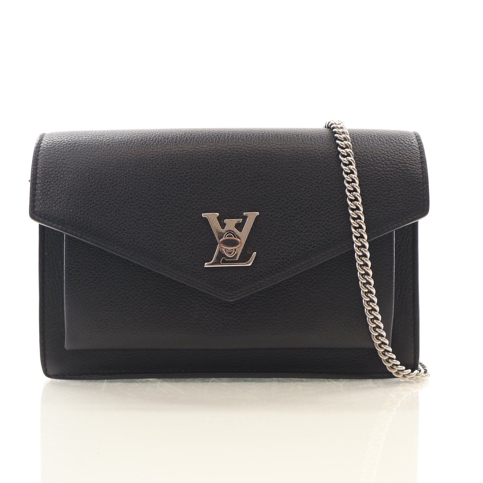 Louis Vuitton Louis Vuitton Calfskin Mylockme Chain Pochette