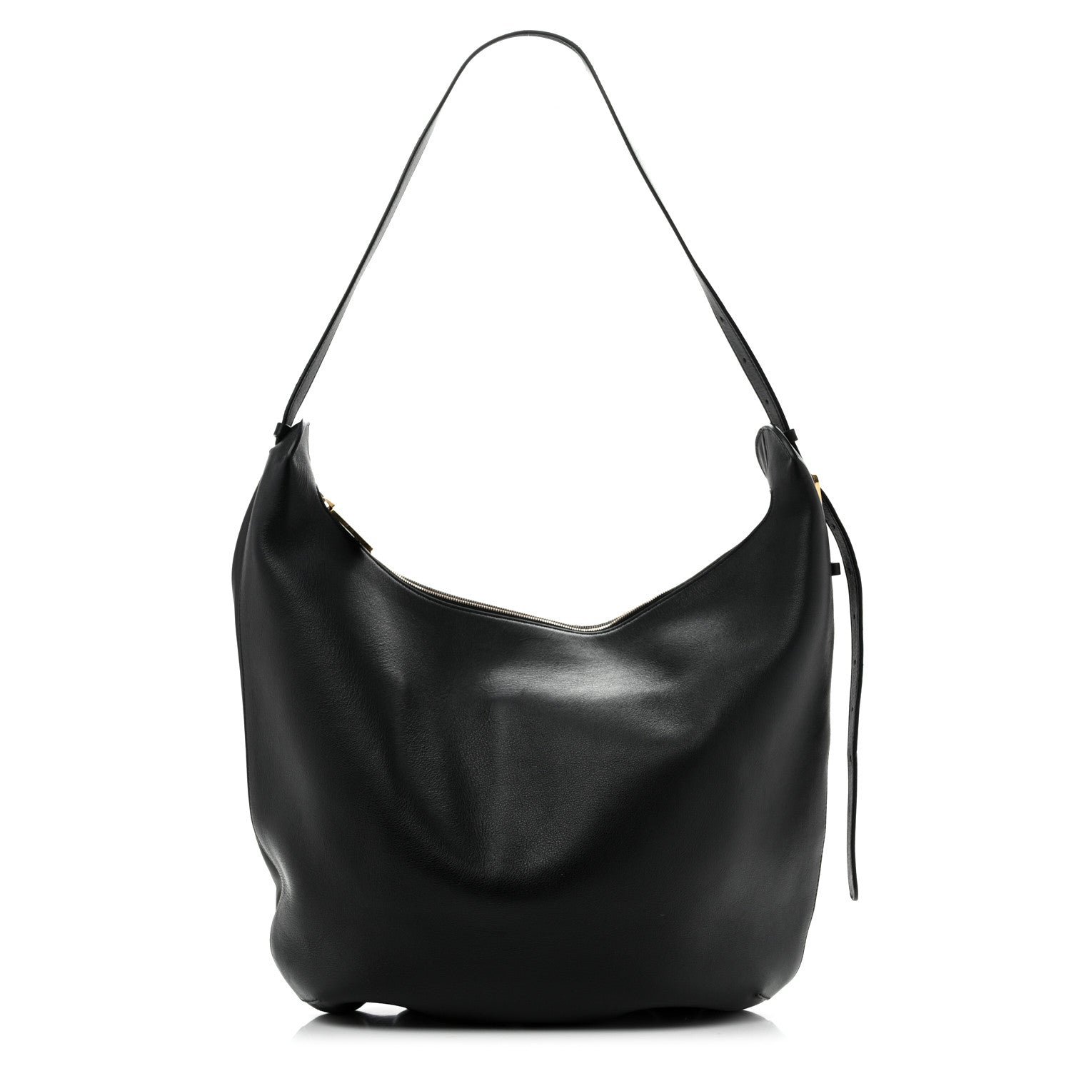 The Row Calfskin N/S Allie Bag Black
