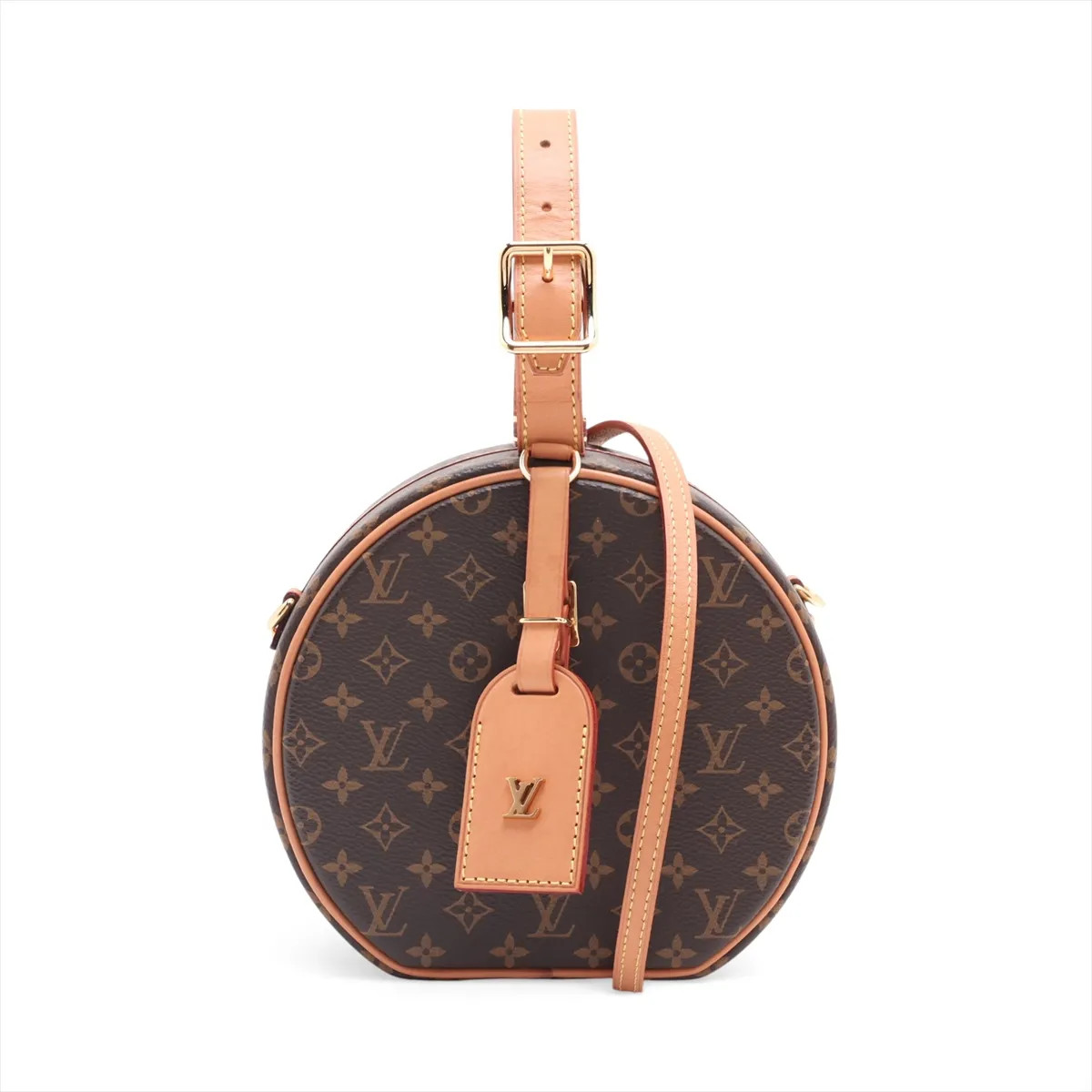 Louis Vuitton Monogram Petite Boite Chapeau M43514 Brown There was an RFID respo