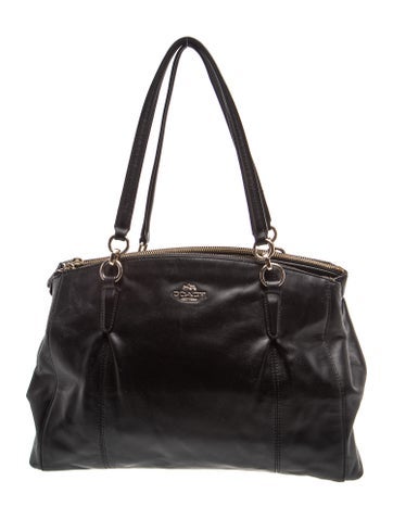Leather Top Handle Bag