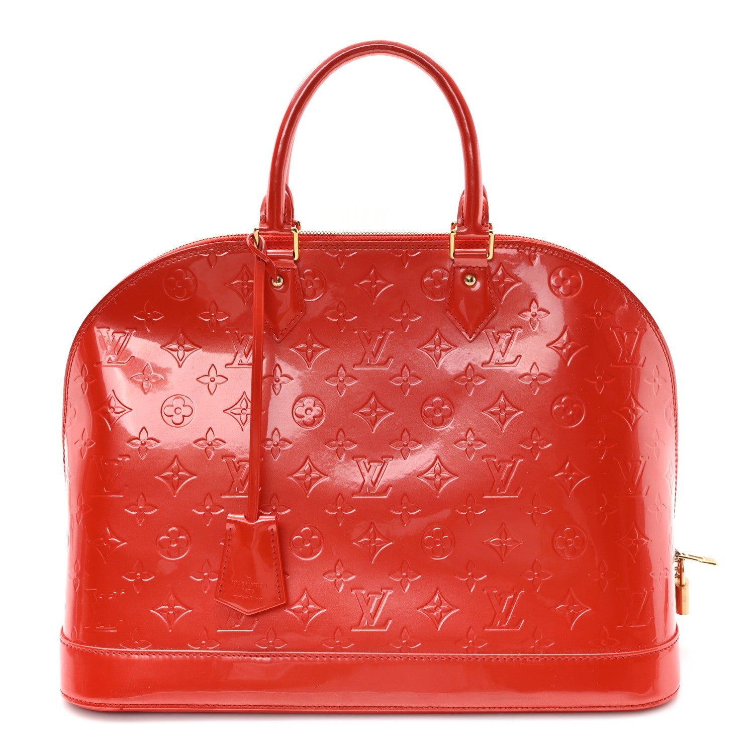 Louis Vuitton Vernis Alma GM Orange Sunset