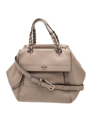 Leather Top Handle Bag