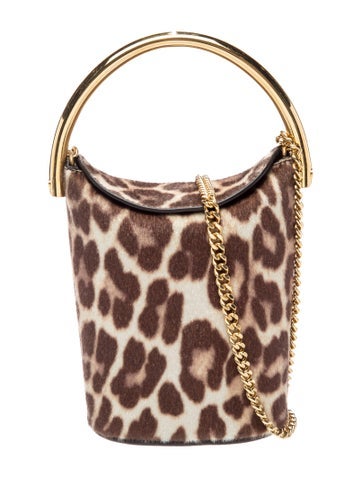 Stella McCartney Faux Fur Bucket Bag