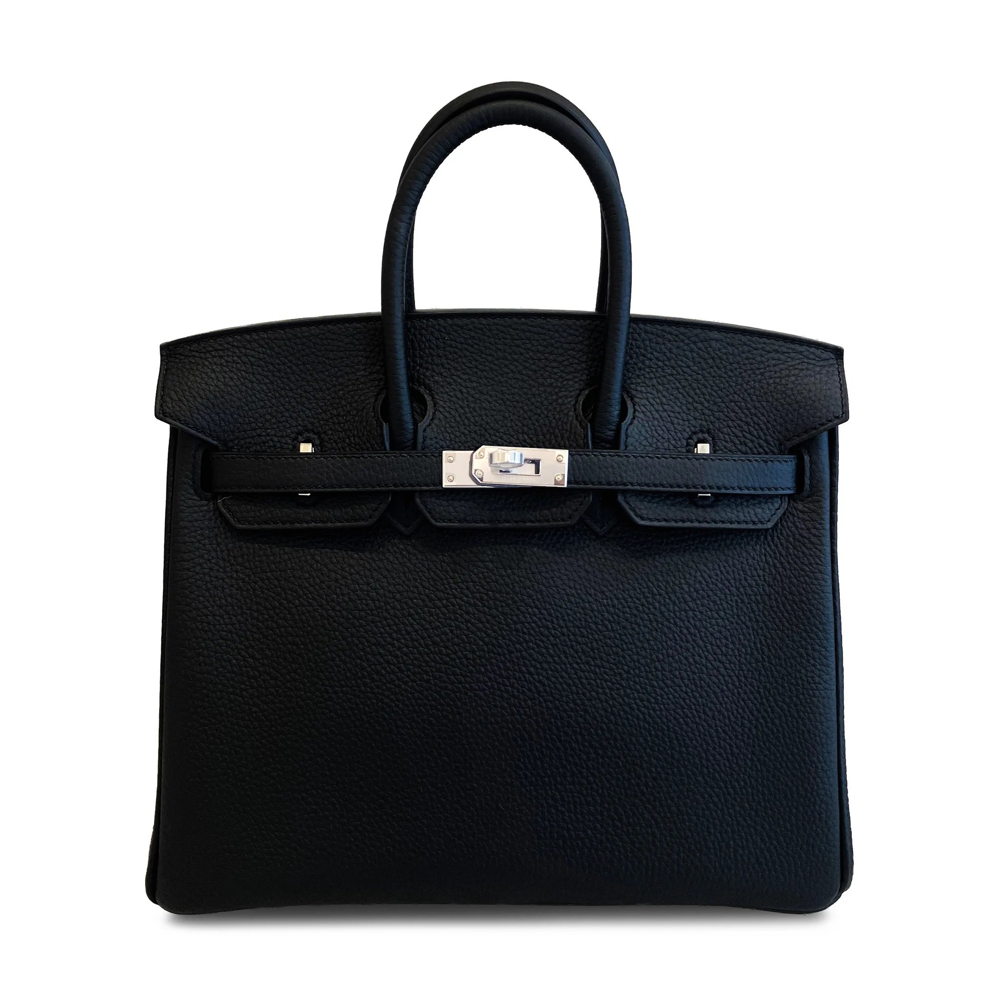 Brand New ( Rank N ) HERMÈS Birkin 25 Noir (89) Togo Palladium hardware K (2025)