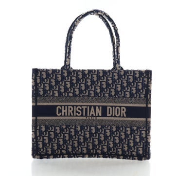 Oblique Jacquard Book Tote Medium