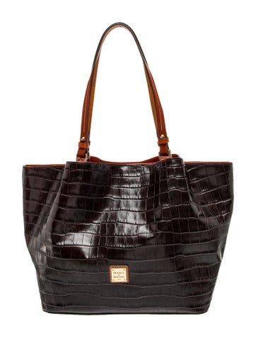 Embossed Leather Tote