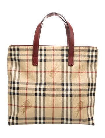 Haymarket Check Top Handle Bag