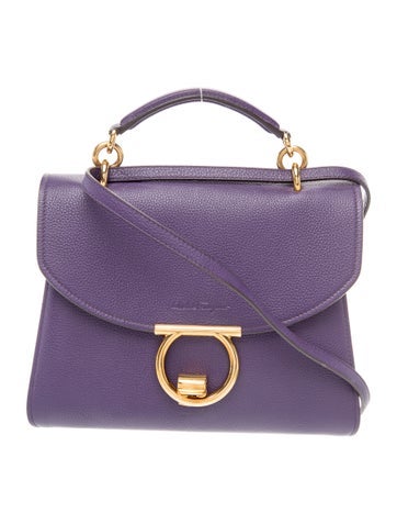Leather Top Handle Bag