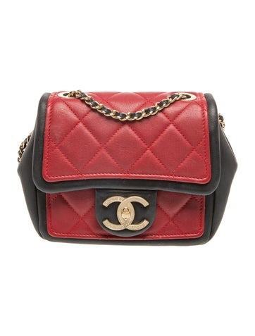 Quilted Mini Graphic Flap Bag