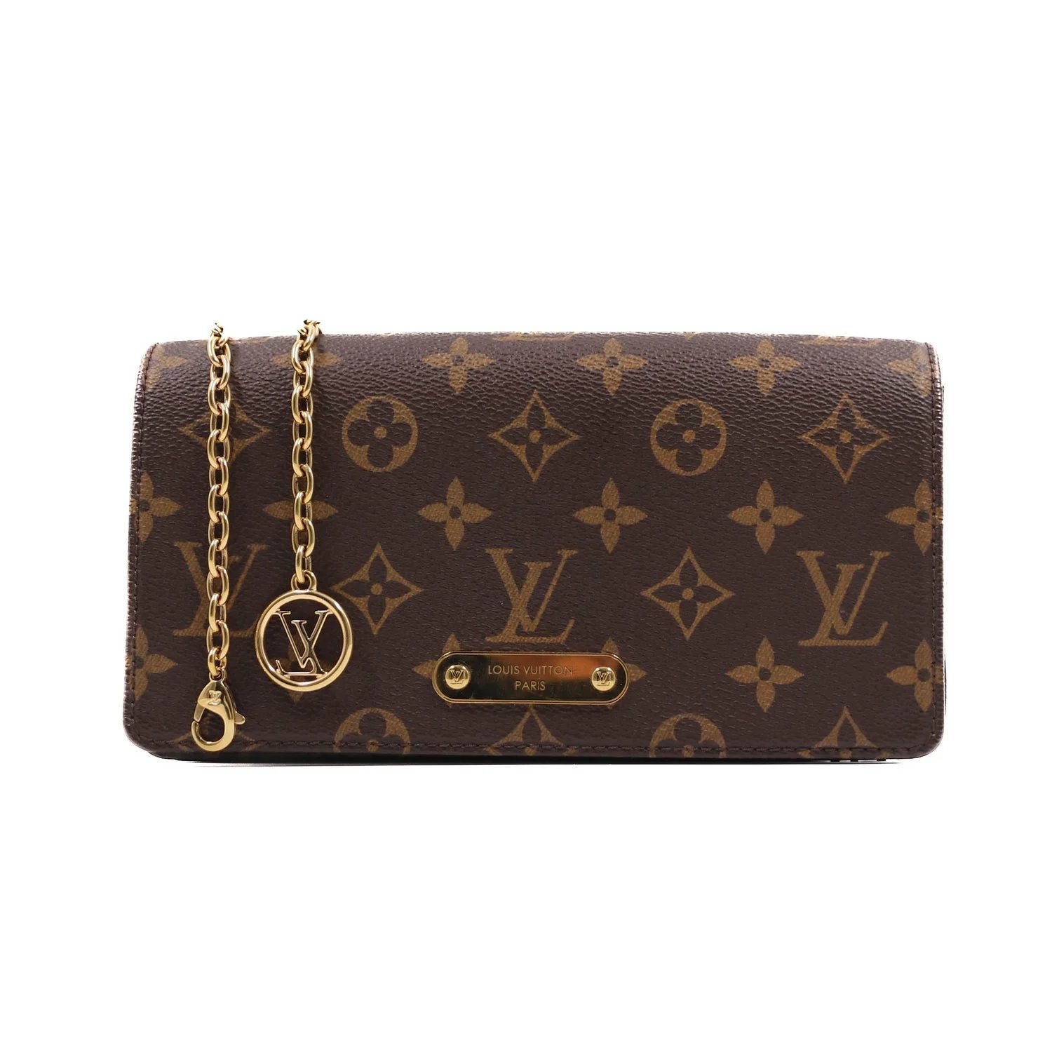 Coated Canvas Lily Wallet on Chain