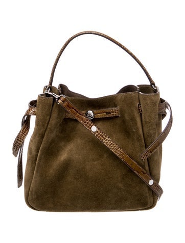 Suede Bucket Bag