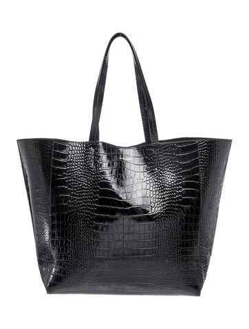 Embossed Leather Tote