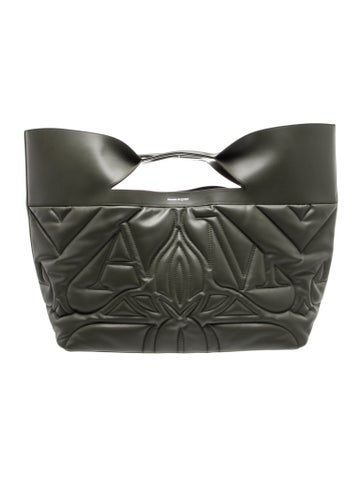 Alexander McQueen Leather The Bow Bag Large