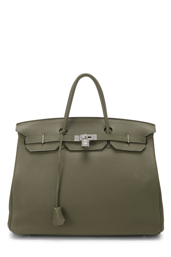 Hermes Olive Green Togo Birkin 40