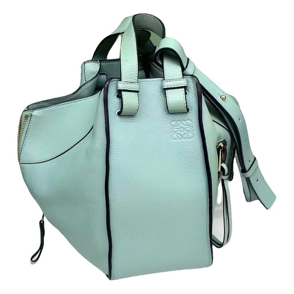 Hammock leather handbag